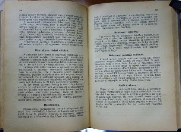 BRAUCH, Károly Ferenc: Finom hentesáruk könyve.