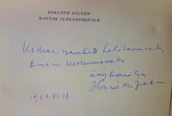 HORVÁTH Zoltán: Magyar századforduló