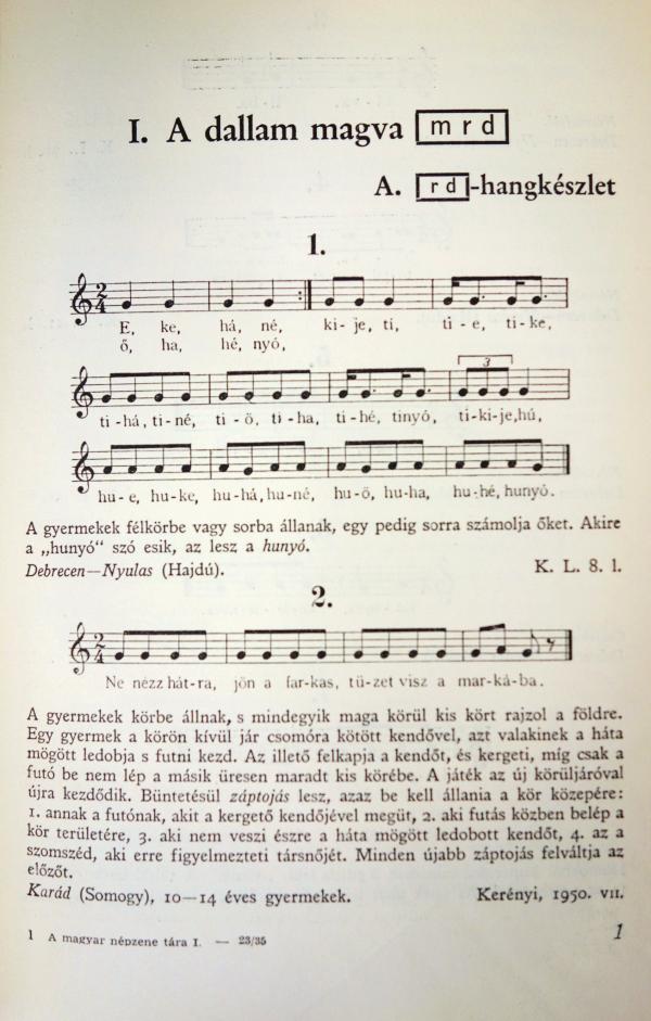 BARTÓK Béla - KODÁLY Zoltán (szerk): Gyermekjátékok.