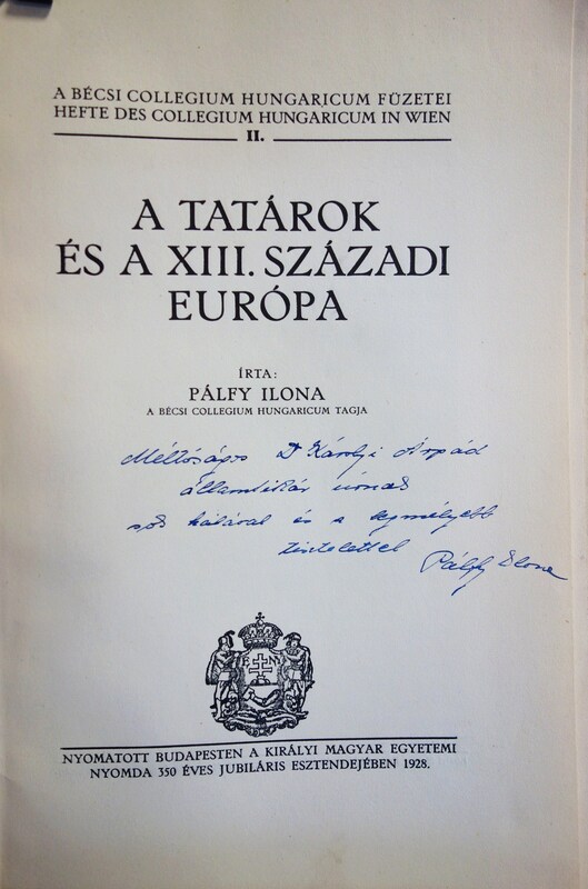 PÁLFY Ilona: A tatárok és a XIII. századi Európa.