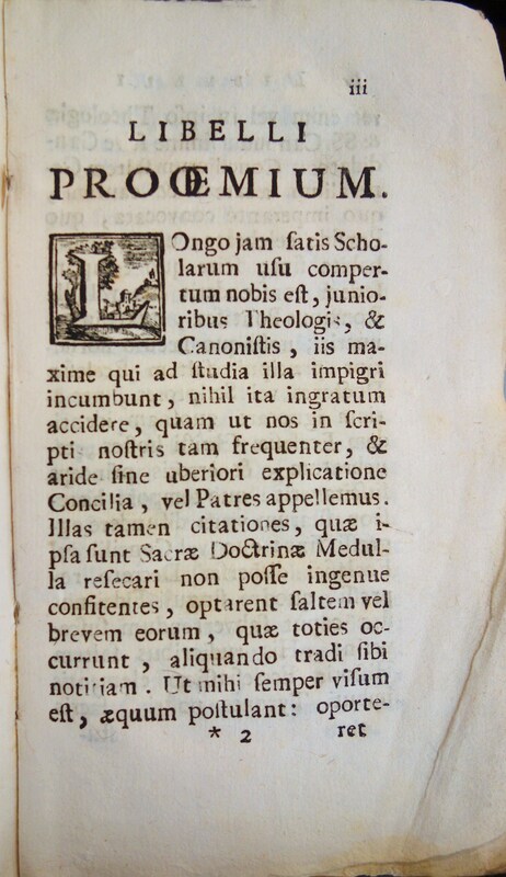 [FAURE,Giovanni Battista]: Apparatus Brevis ad Theologiam...