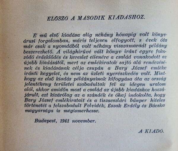 BARY József: A tiszaeszlári bűnper.