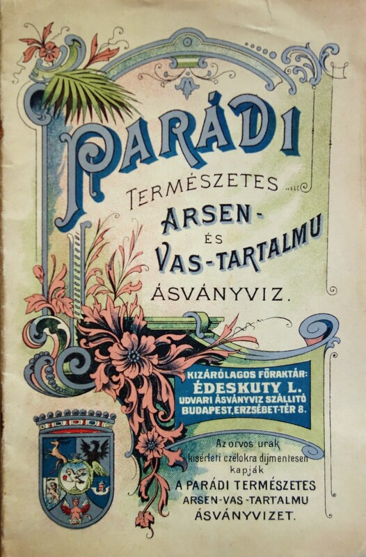 Parádi természetes arsen - és vas-tartalmu ásványvíz