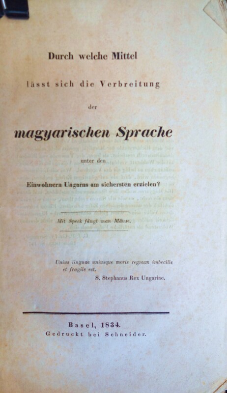 Durch welche Mittel ... der magyarischen Sprache