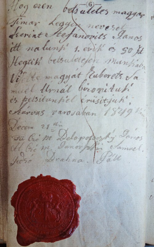 VÁNDORLÓKÖNYV (Karacs Ferenc Békéscsaba rézmetszetével)