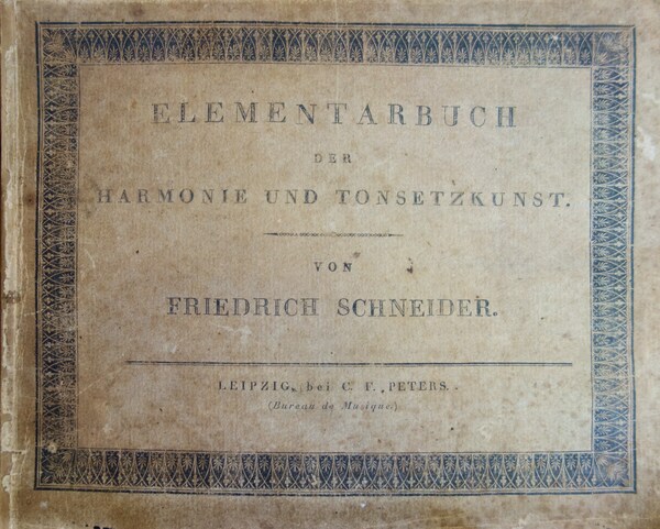 SCHNEIDER, Friedrich: ELEMENTARBUCH