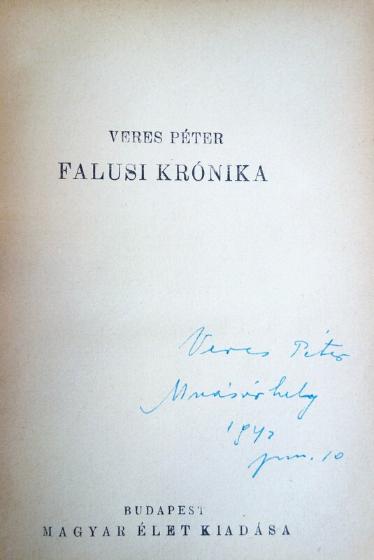 Veres Péter: Falusi krónika