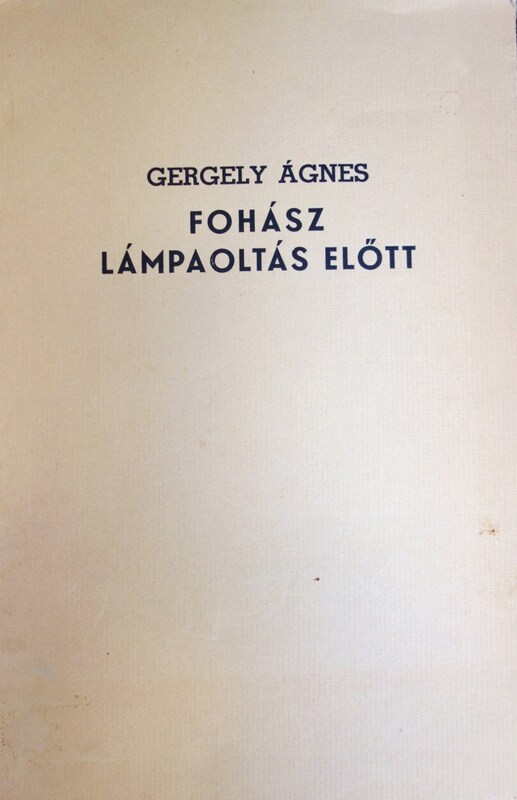Gergely Ágnes: Fohász lámpaoltás előtt