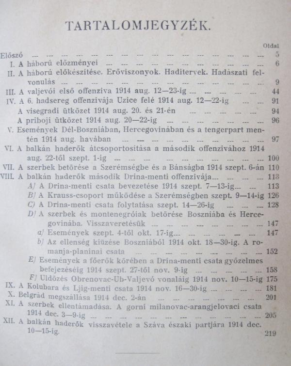 BREIT József,doberdói: Az 1914. évi osztrák-magyar szerb-...