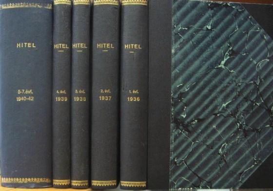 HITEL. Nemzetpolitikai Szemle. 1936-1942.