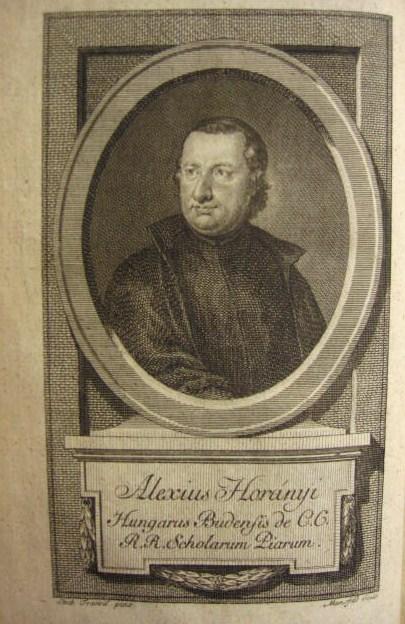 HORÁNYI [Elek] Alexius: Memoria Hungarorum et Provincialium.