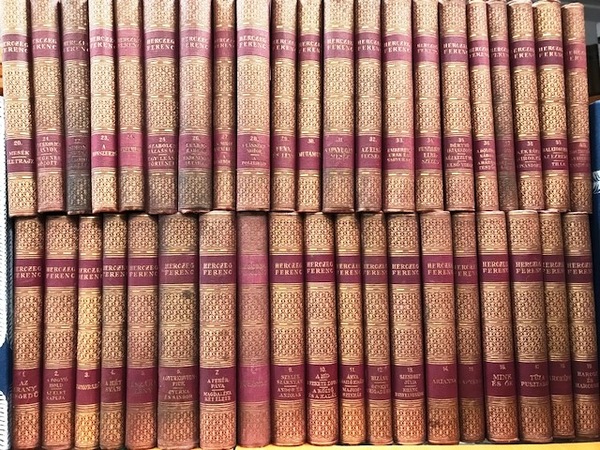 HERCZEG Ferenc: 1-40 kötet.