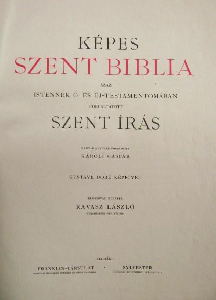 Képes Szent Biblia