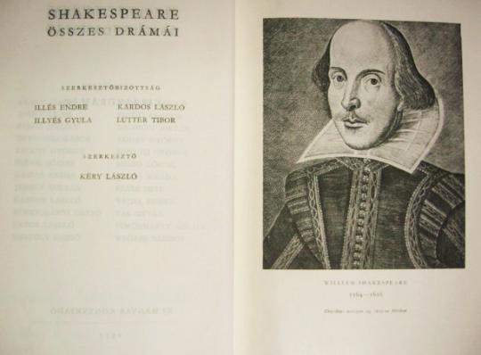 SHAKESPEARE összes drámái. 1-4.