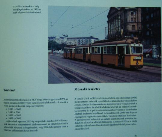 Az UV villamosok - ötven év parádé - 1956-2006.