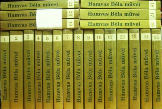 HAMVAS Béla művei 1-21. kötet