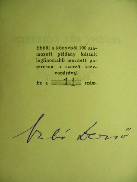 SZABÓ Dezső: Csodálatos élet. 1-2 kötet.
