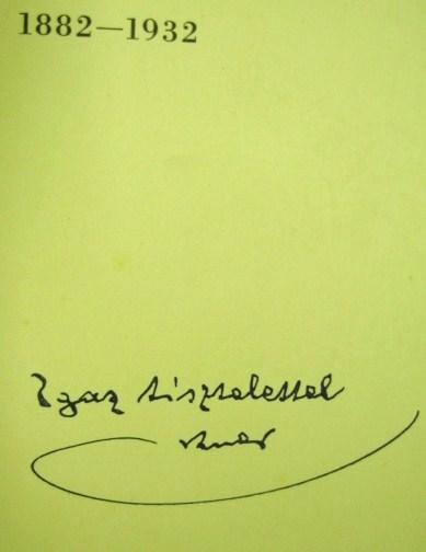 KNER Izidor: Félévszázad mesgyéjén. 1882-1932.