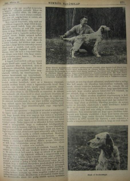 Nimród Vadászlap II.(XXIX) évfolyam. 1941.