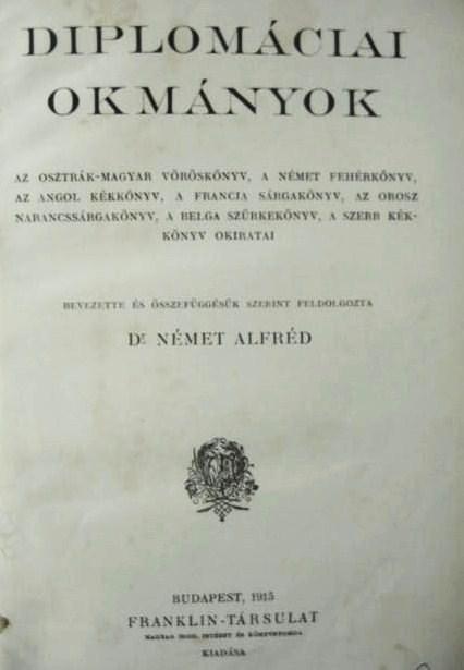 Diplomáciai okmányok.