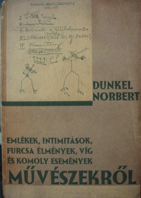 DUNKEL Norbert: Művészekről.