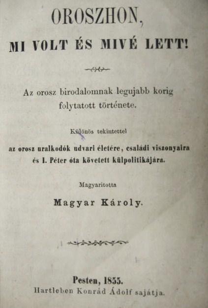 Oroszhon, mi volt és mivé lett !