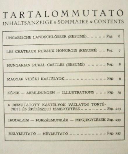 RADOS Jenő: Magyar kastélyok.