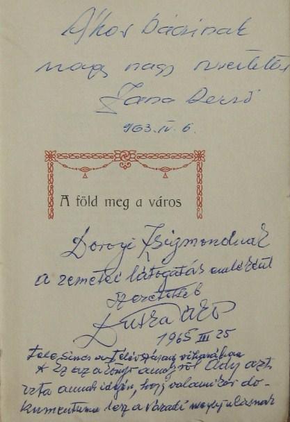 DUTKA Ákos: A föld meg a város. Versek.