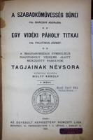 Barcsay, A.- Palatinus J.:A szabadkőművesség bűnei - ...