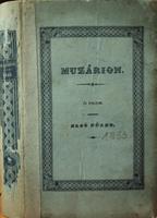 MUZÁRION. Új folyam. Első füzet.