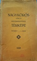 NAGYKŐRÖS VÁROS BELTERÜLETÉNEK TÉRKÉPE