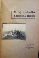 VENCKO, Ján [Venczkó János]: Z dejín okolia Spisského Hradu