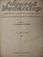 Nimród Vadászlap II.(XXIX) évfolyam. 1941.