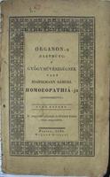 HAHNEMANN, Sámuel:Organon-a+KOVÁTS Mihály:Antiorganon (2 mű)