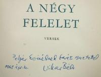VIHAR Béla: A négy felelet.