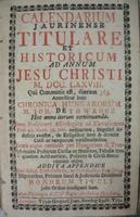 CALENDARIUM Jaurinense ... ad annum Jesu Christi MDCCLXXVIII